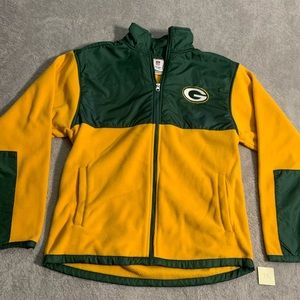 NFL Team Apparel Green Bay Packers Full Zip Fleece